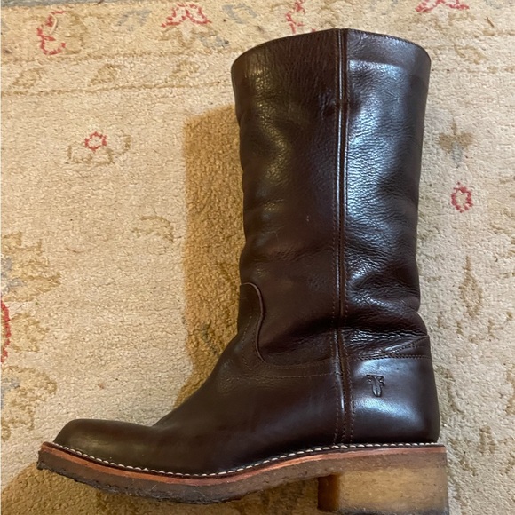 Frye Campus Boot 12R Dark Brown vintage size 9 - Picture 6 of 16